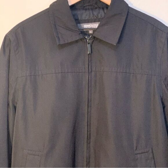 KENNETH COLE REACTION Jacket Men’s L Black Full Zip Inner Outer Pockets. - Picture 5 of 16